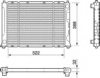 MAGNETI MARELLI 350213414000 Radiator, engine cooling